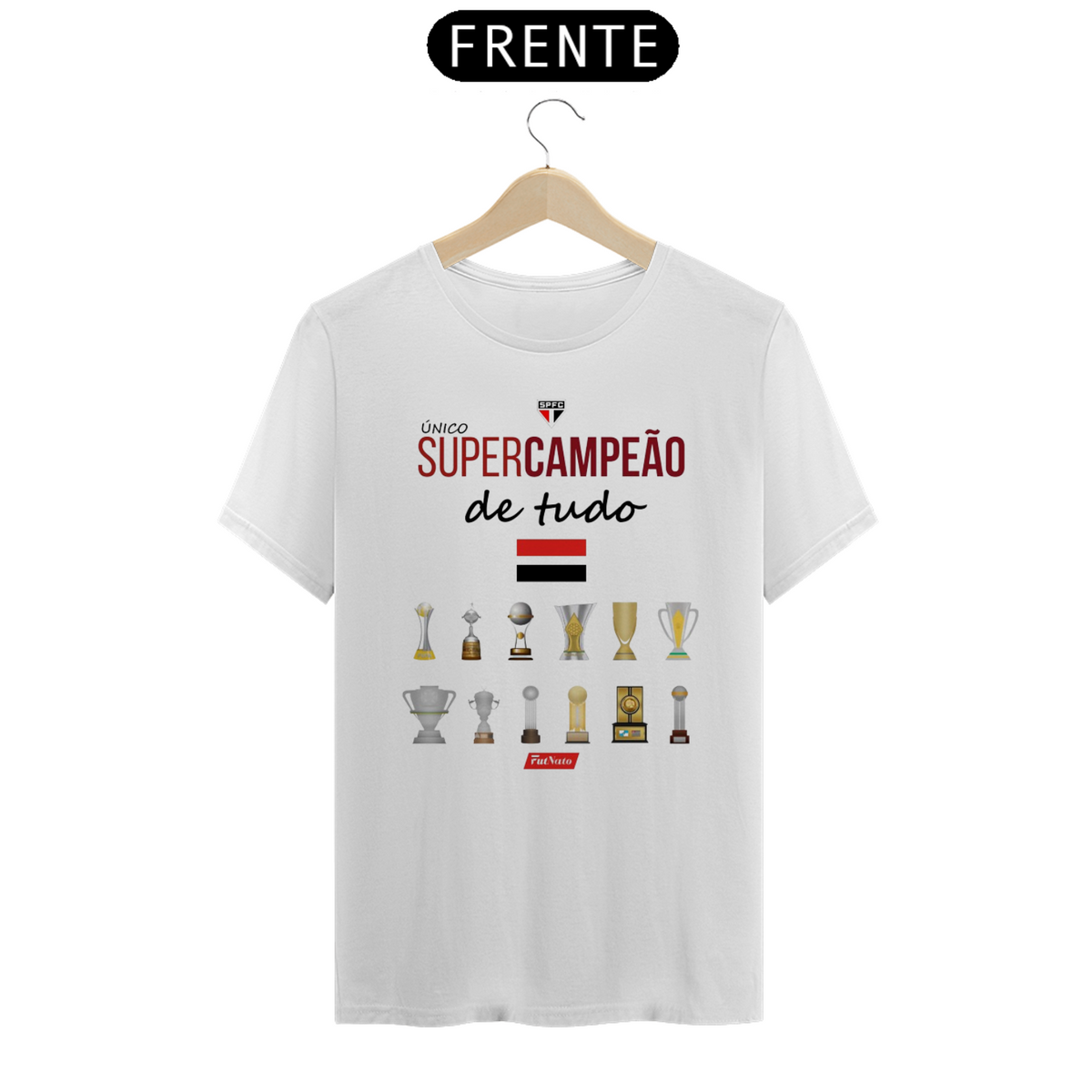 Nome do produto: Camisa Único SuperCampeão de Tudo - São Paulo