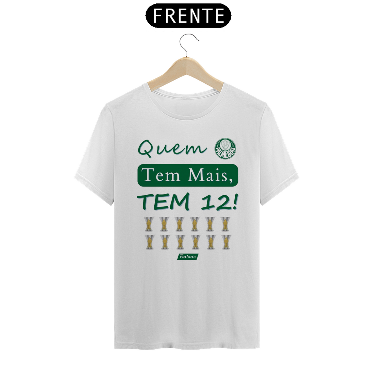 Nome do produto: Camisa Quem Tem Mais Tem 12 Brasileirão - Palmeiras