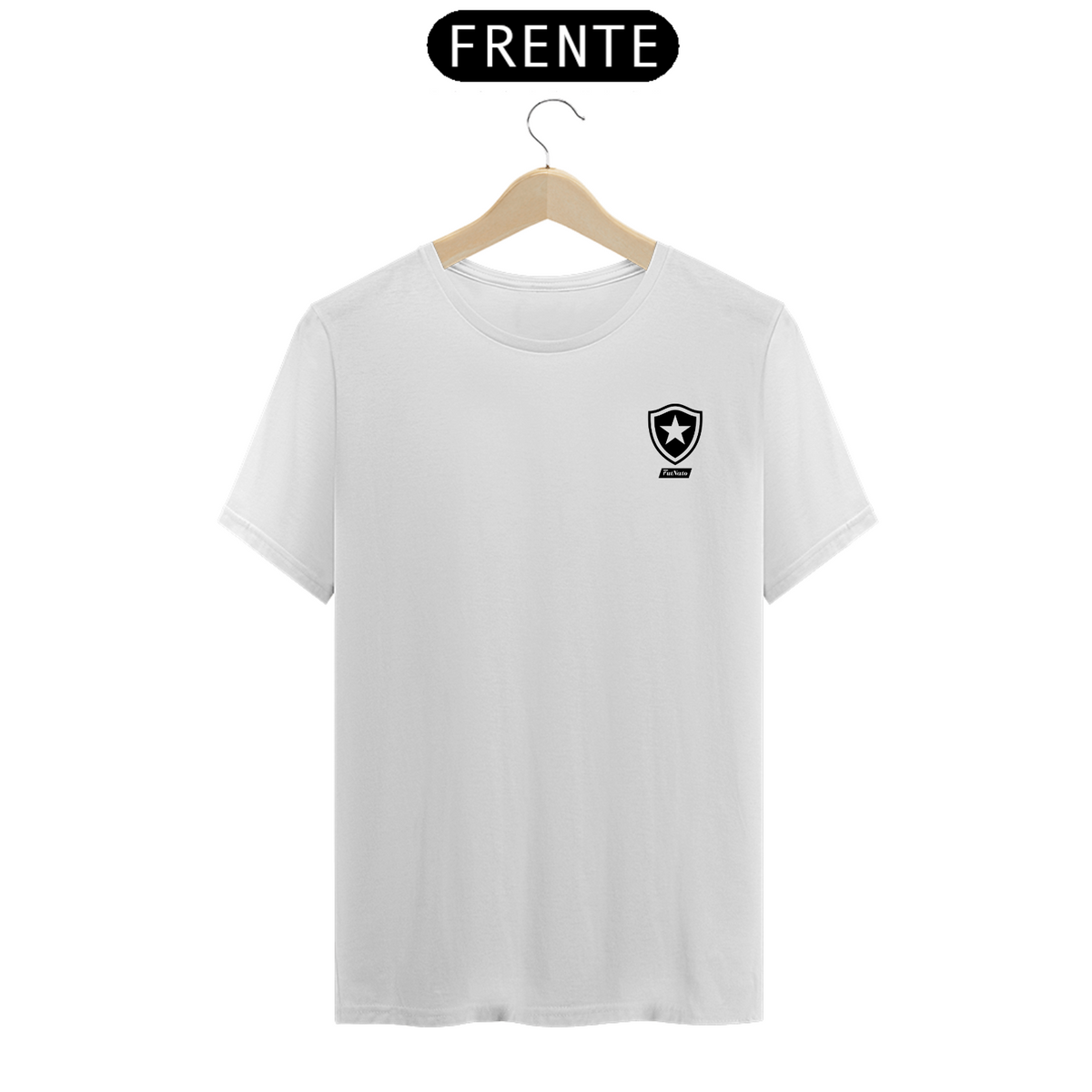 Nome do produto: Camisa Escudo Minimalista - Botafogo