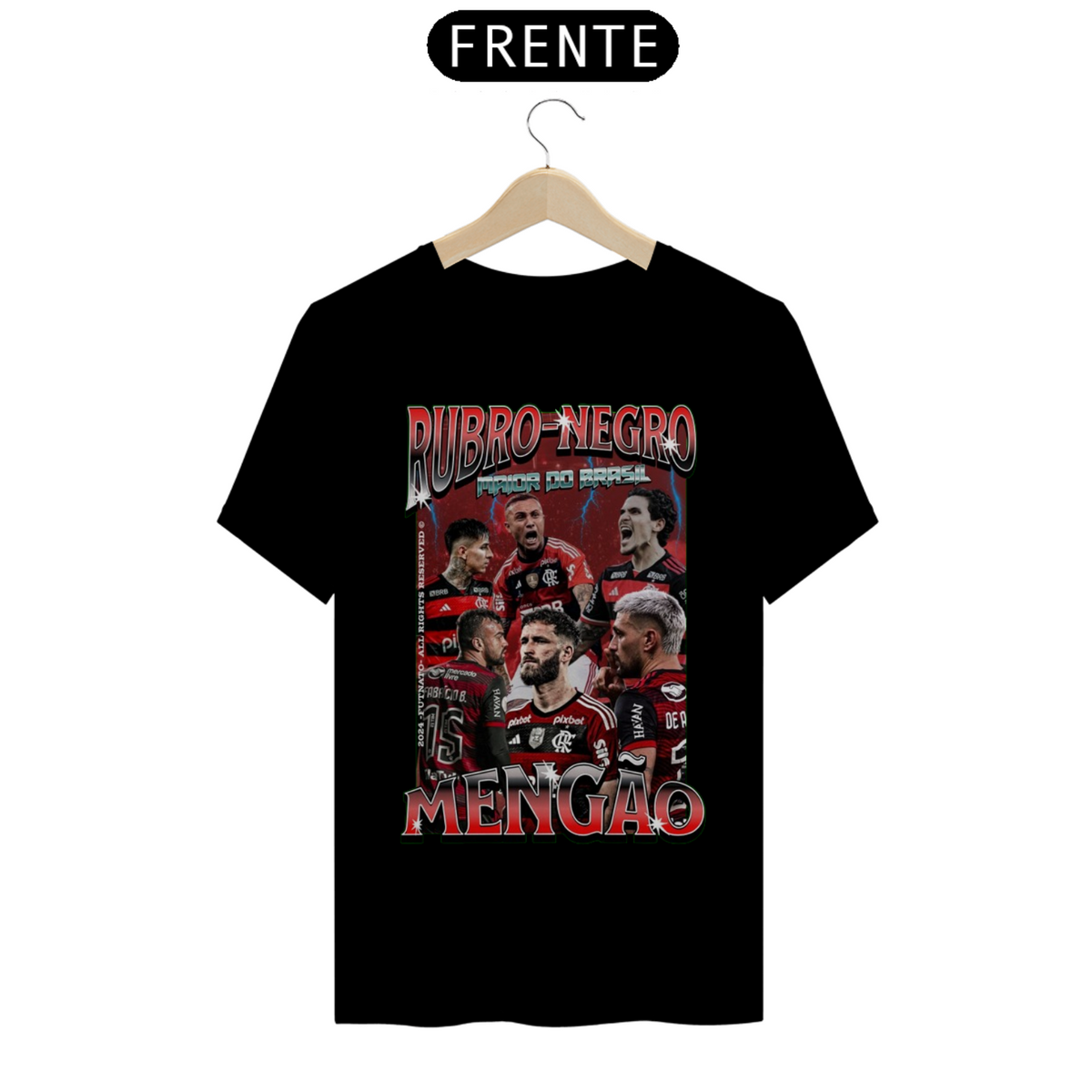 Nome do produto: Camisa Rubro-Negro Mengão - Flamengo