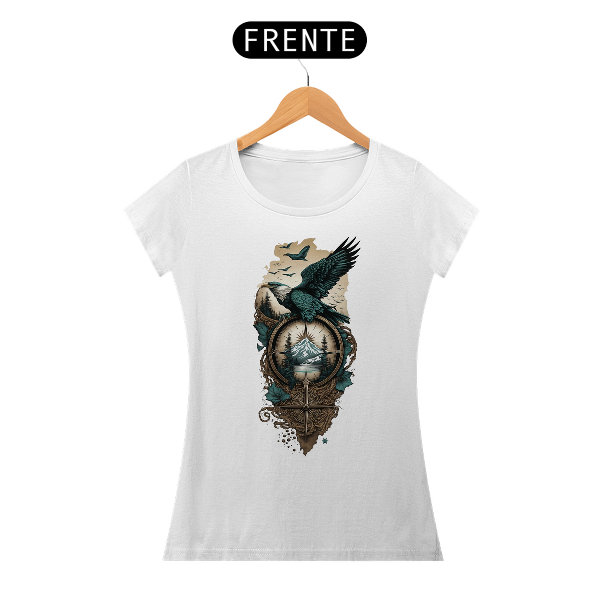 Nome do produto: Camiseta feminina eagle 