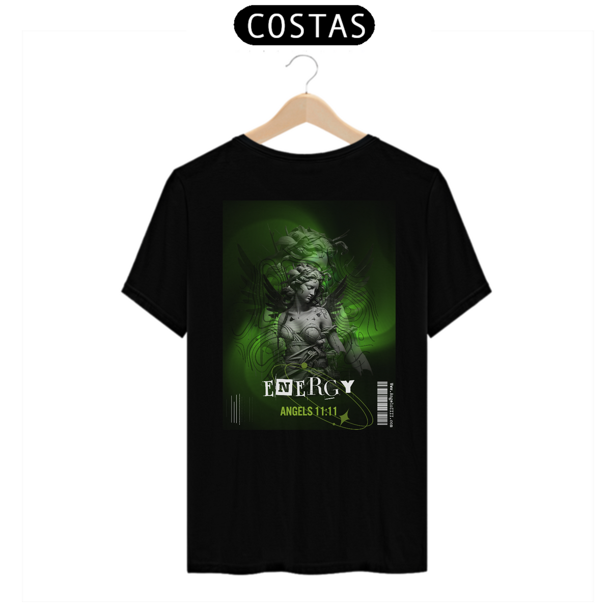 Nome do produto: T-shirt Energy (artes nas costas) - Angels 11:11