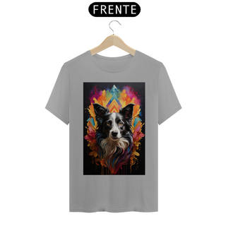 Nome do produtoCamiseta - aquarela border collie