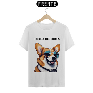 Nome do produtoCamiseta - I Really like corgis