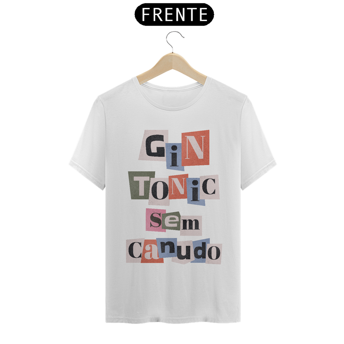 Nome do produto: Camiseta - Gin tonic sem canudo