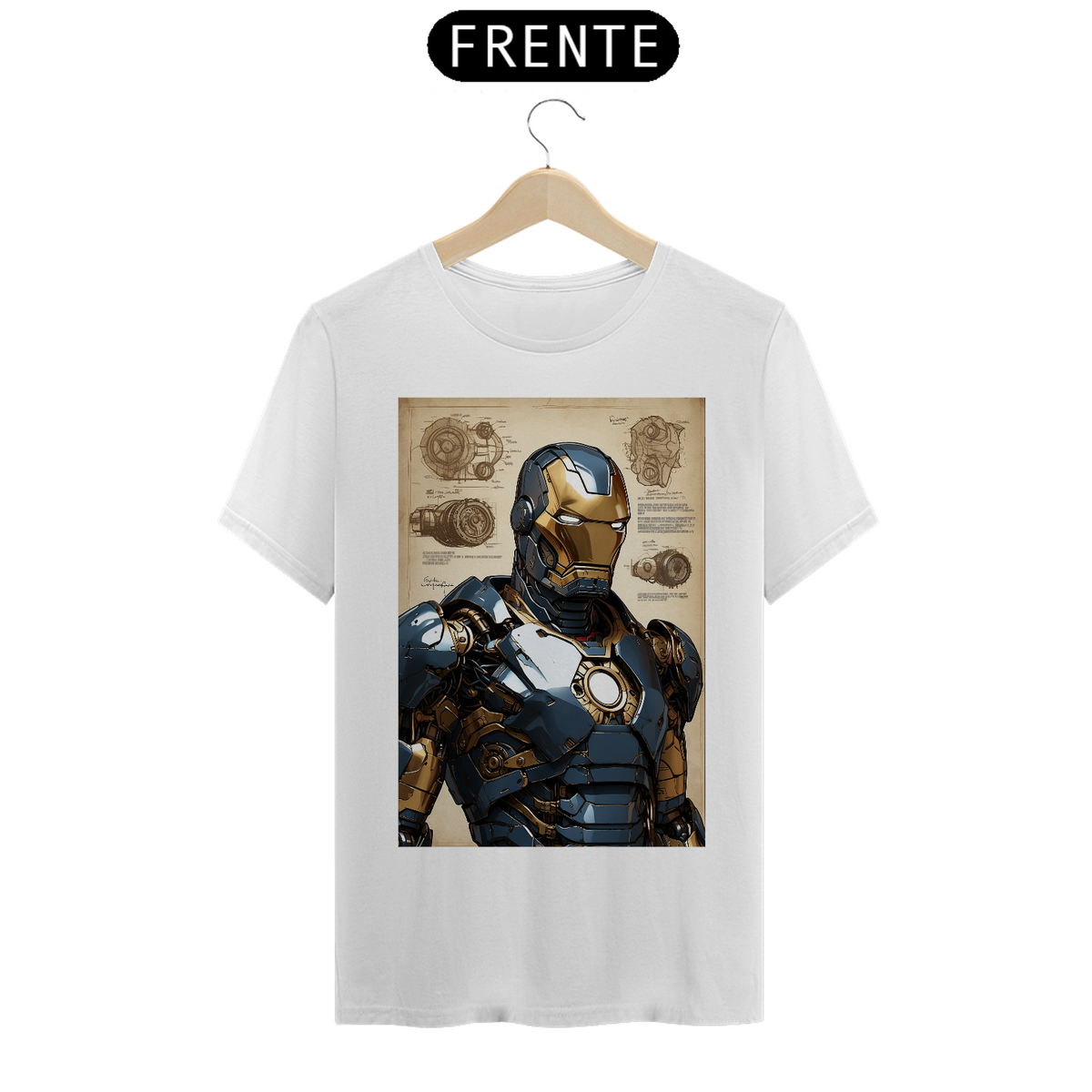 Nome do produto: Camiseta - Homem de Ferro