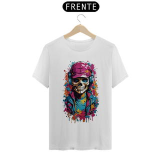 Nome do produtoCamiseta - Caveira aquarela