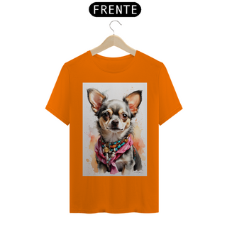 Nome do produtoCamiseta - aquarela chihuahua