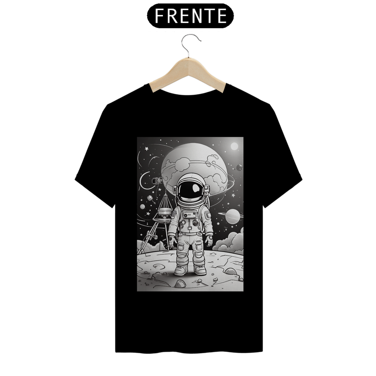 Nome do produto: Camiseta - Homem no espaço