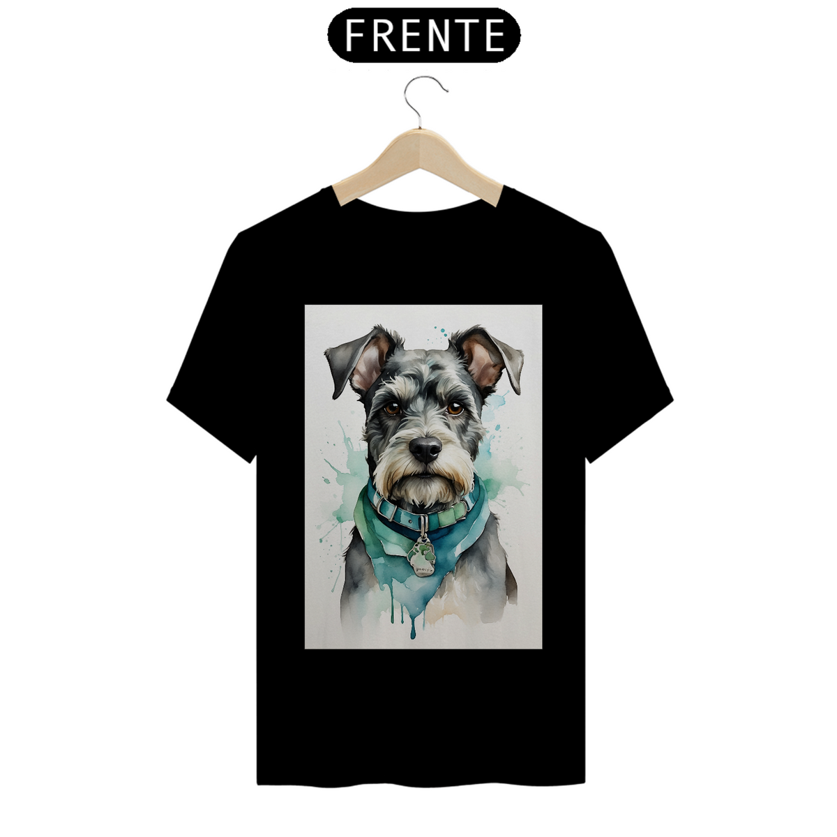 Nome do produto: Camiseta - schnauzer