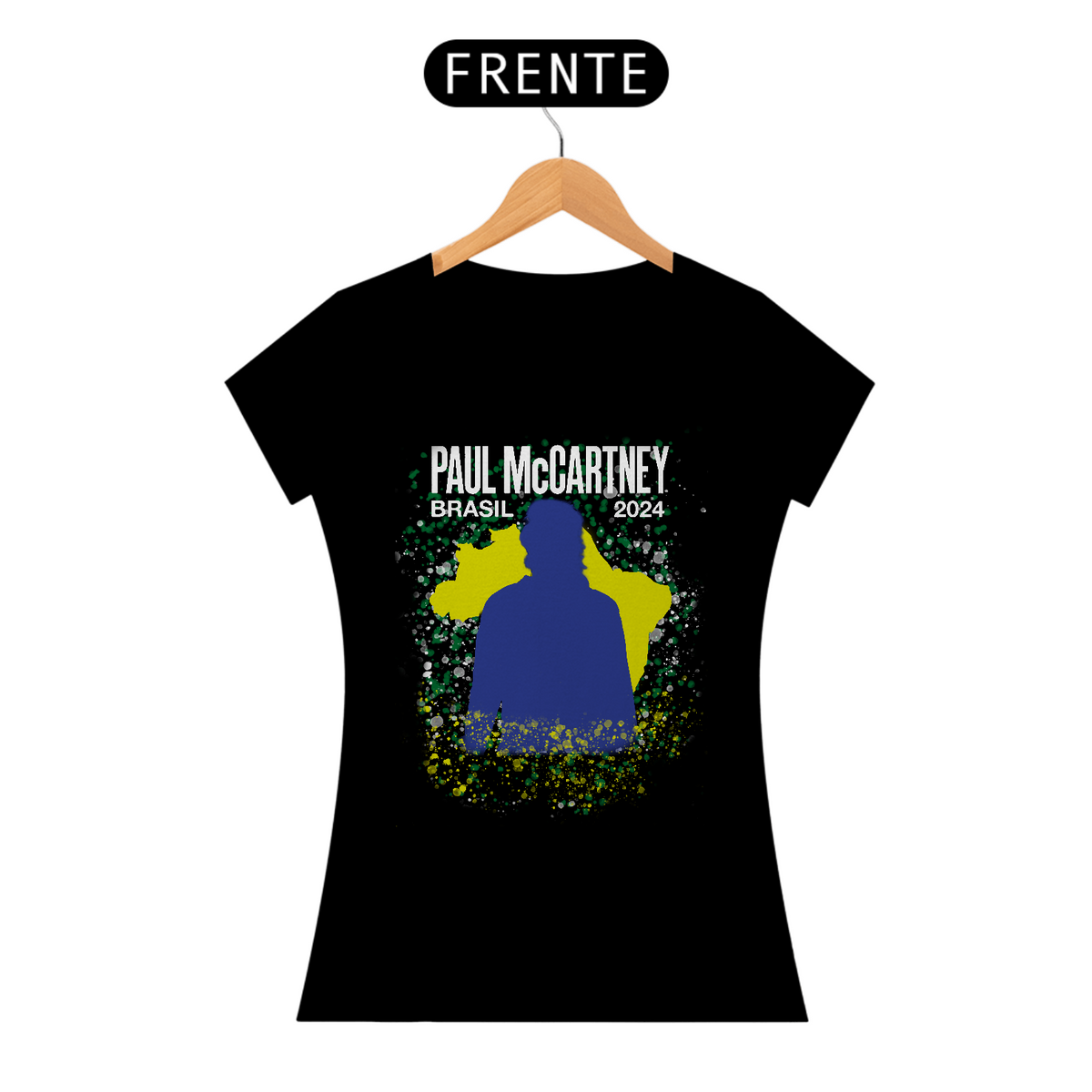 Nome do produto: Camiseta feminina - Paul McCartney