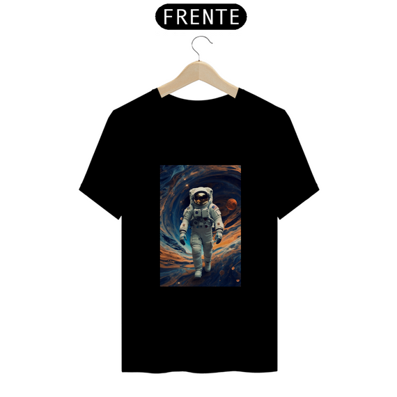 Camiseta Masculina - Astronauta Perdido no Espaço