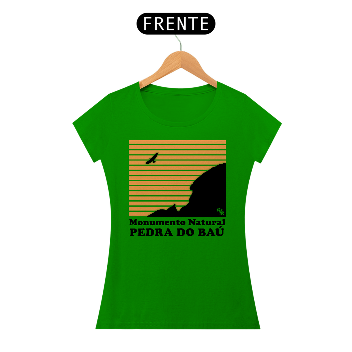 Nome do produto: Camiseta MoNa Pedra do Baú - Listras - Baby Long