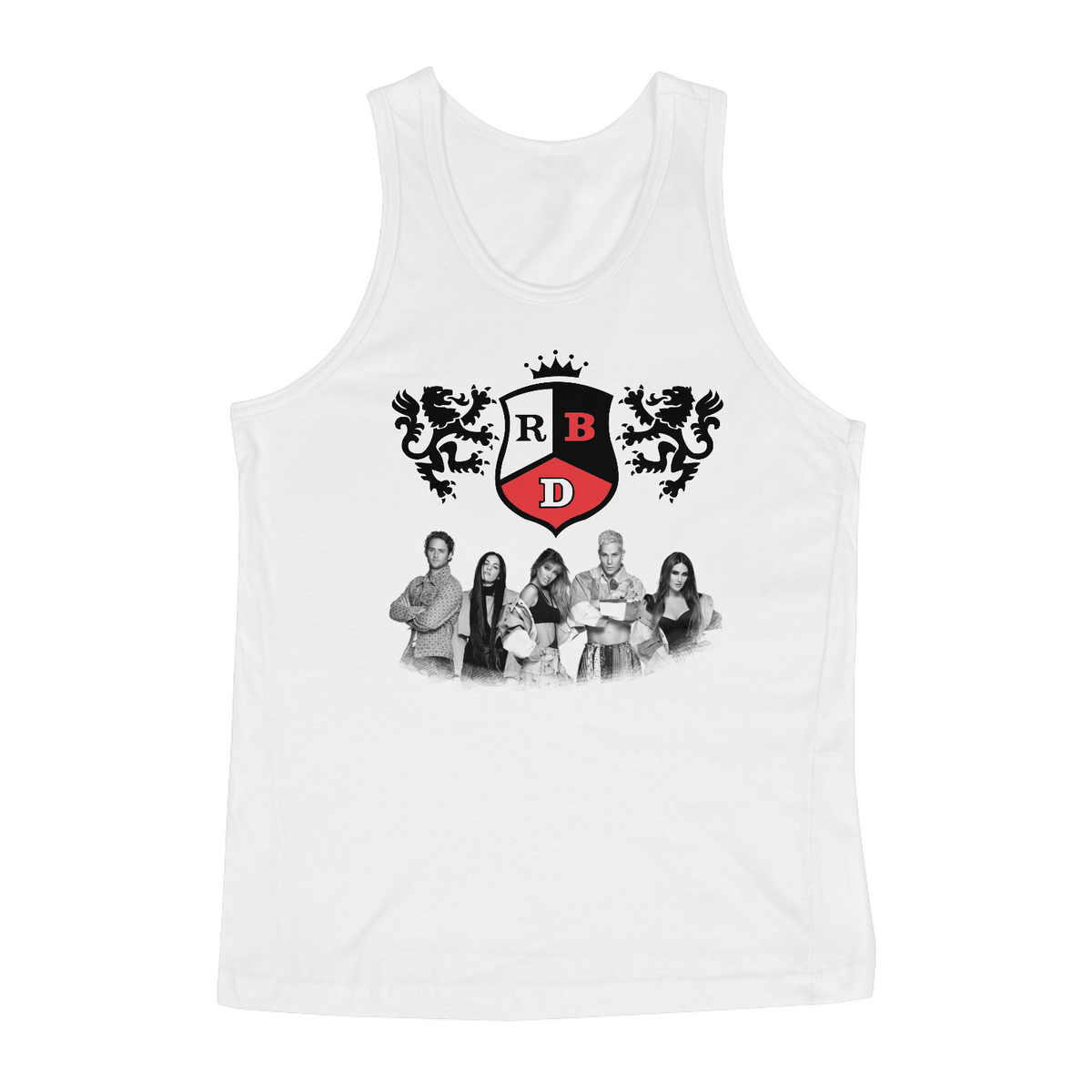 Nome do produto: Camiseta Regata Masculina RBD Tour Y Soy Rebelde