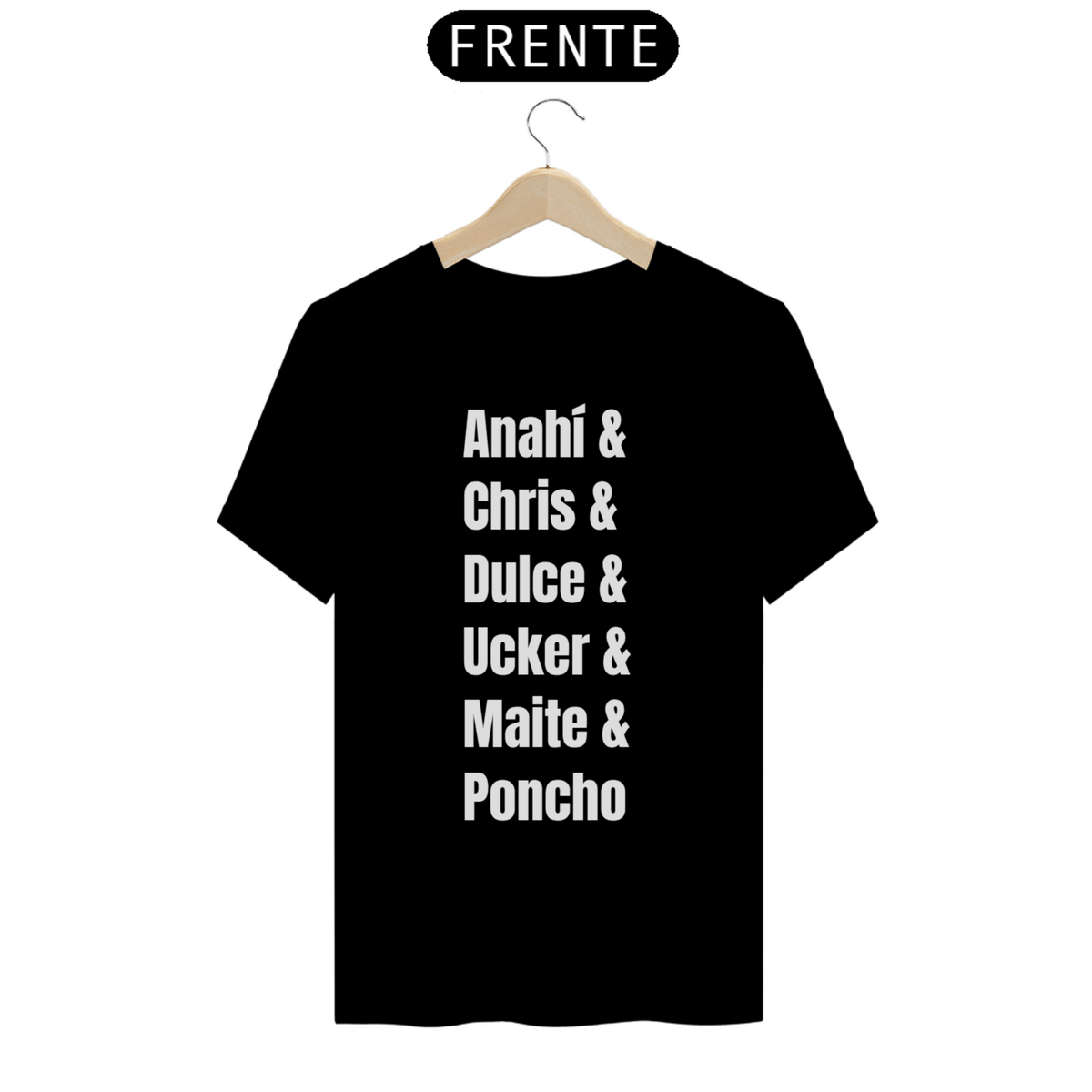 Nome do produto: Camiseta Nomes Integrantes RBD