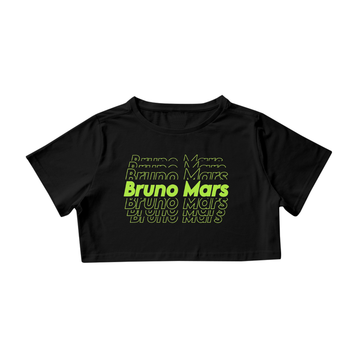 Nome do produto: Blusa Cropped Bruno Mars