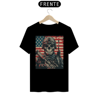 Camiseta Warzone american skull