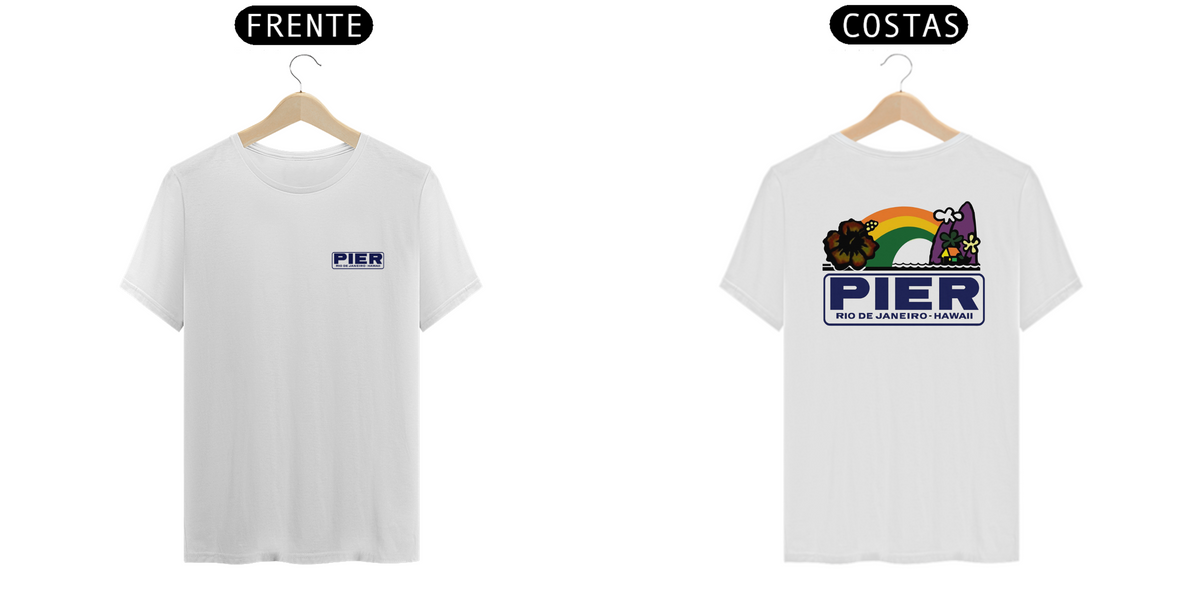Nome do produto: T-Shirt PIER Retro Rainbow