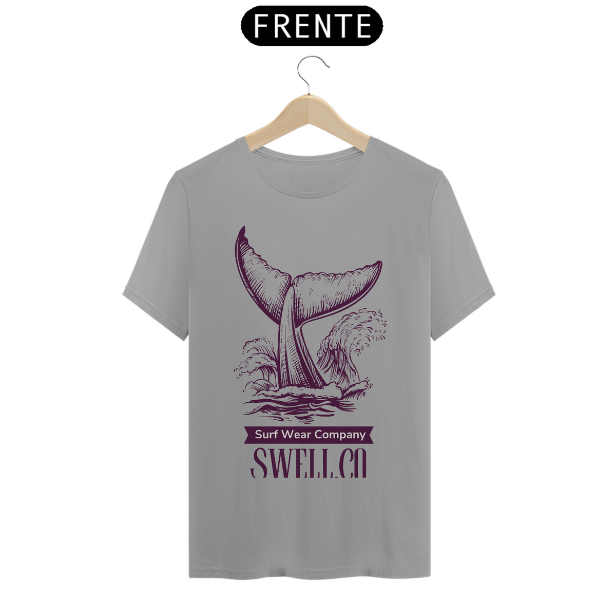 Nome do produto: Camiseta Swell.Co Cauda de Baleia