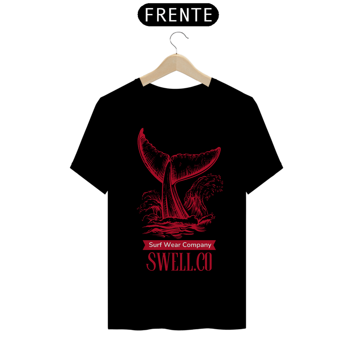 Nome do produto: Camiseta Swell.Co Cauda de Baleia