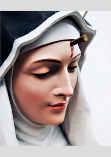 Poster Retrato Santa Rita de Cássia