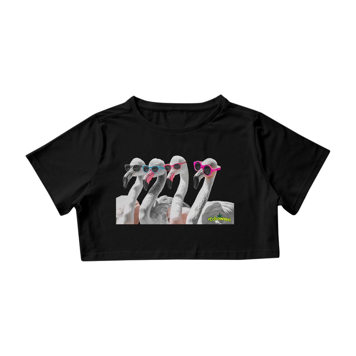 Nome do produto: Cropped Flamingos