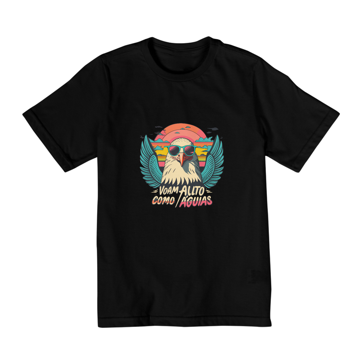 Nome do produto: CAMISETA T-SHIRT KIDS - ÁGUIA