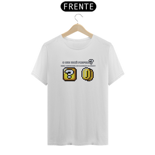 Nome do produtoT-Shirt | Caixa Misteriosa - Super Mario World