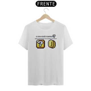 Nome do produtoT-Shirt Quality | Caixa Misteriosa - Super Mario World