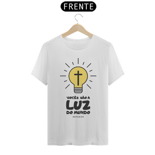 Nome do produto  Camisa T-Shirt Classic Vocês São A Luz Do Mundo