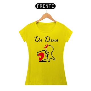 Nome do produtoCAMISETA FEMININA DE DEUS