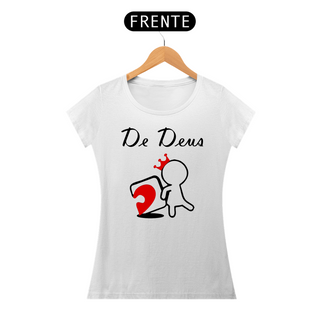 Nome do produtoCAMISETA FEMININA DE DEUS