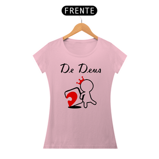 Nome do produtoCAMISETA FEMININA DE DEUS