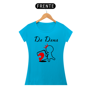 Nome do produtoCAMISETA FEMININA DE DEUS