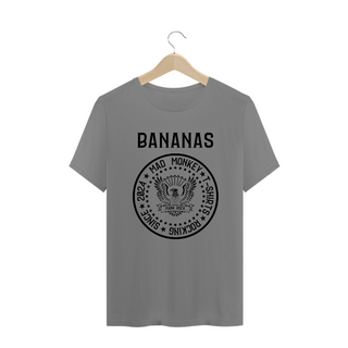 Camiseta Punk Bananas Estampa Preta