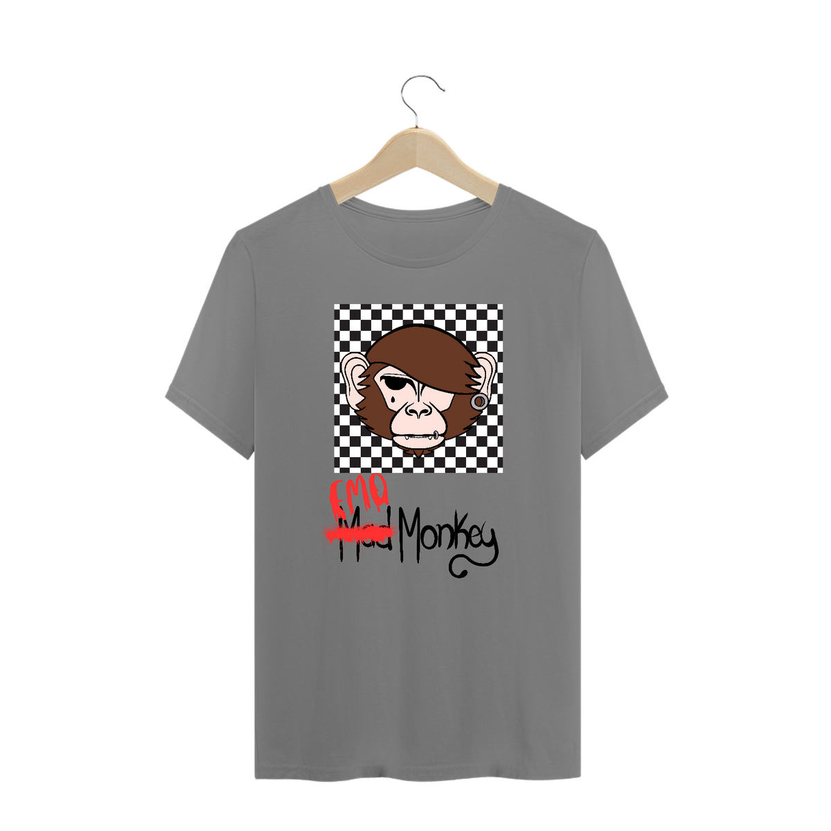 Nome do produto: Camiseta Plus Size Emo Monkey