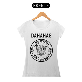 Nome do produtoBaby Look Punk Bananas Estampa Preta