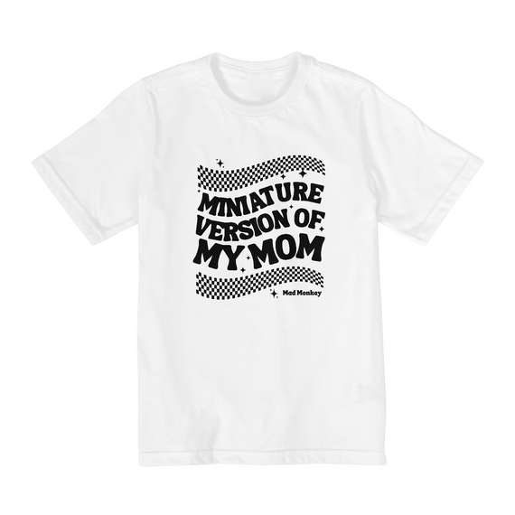 Camiseta Infantil Branca Miniature Version - 2 a 8 anos