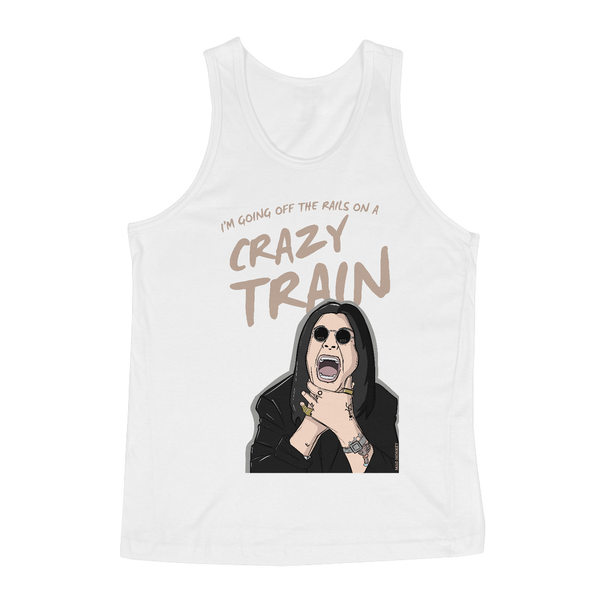 Nome do produto: Regata Ozzy Osbourne - Crazy Train
