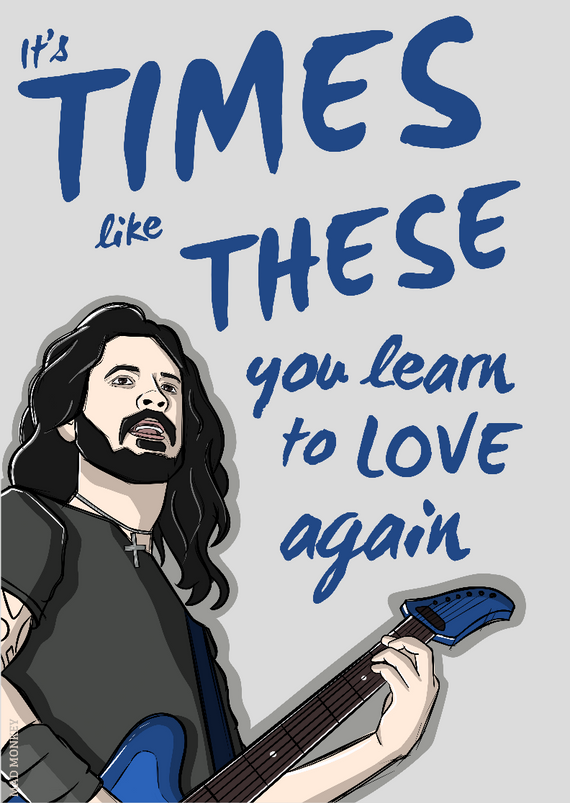 Poster foo Fighters - It's times like these