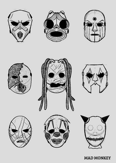 Nome do produtoPoster Slipknot Masks