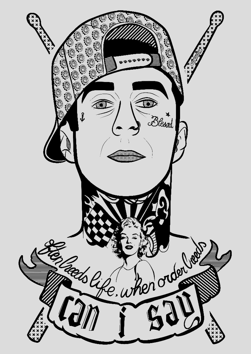 Nome do produto: Poster Travis Barker