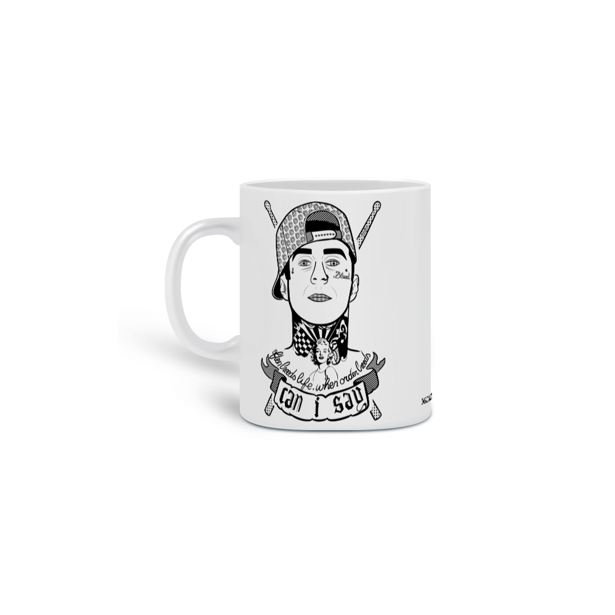 Nome do produto: Caneca Travis Barker