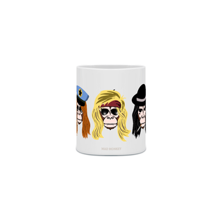 Nome do produtoCaneca Monkeys Guns N'Roses 