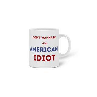 Nome do produtoCaneca Green Day - American Idiot