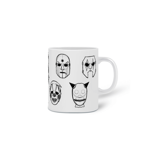 Nome do produtoCaneca Slipknot Masks