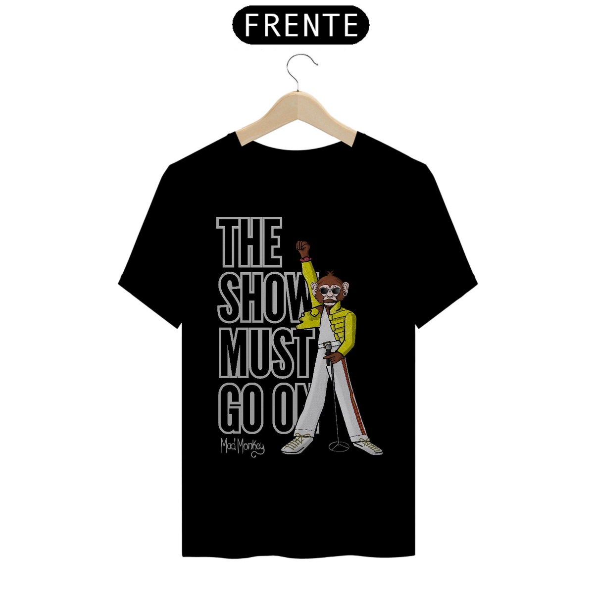 Nome do produto: Camiseta The Show Must Go On