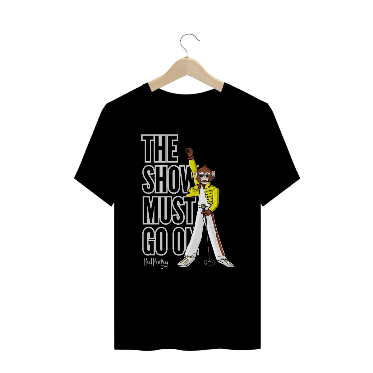 Nome do produto: Camiseta Plus Size The Show Must Go On