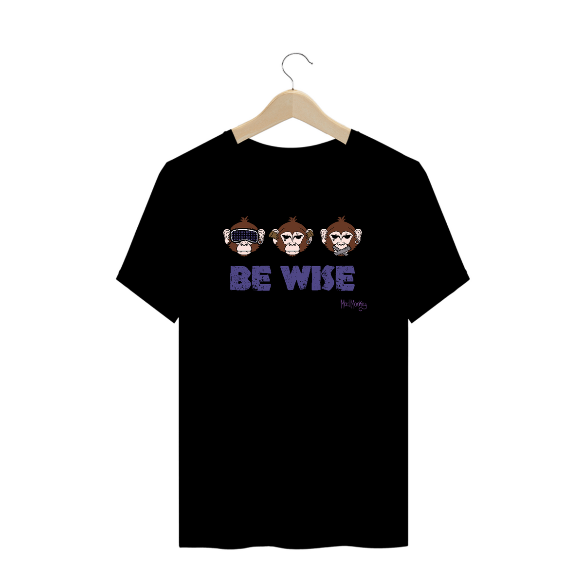 Nome do produto: Camiseta Plus Size Be Wise