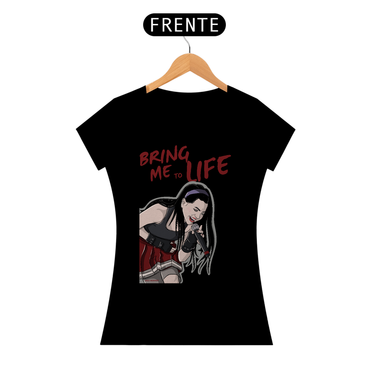 Nome do produto: BabyLook Amy Lee - Bring Me To Life